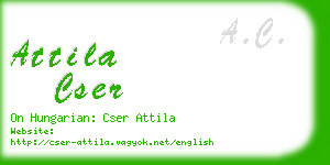 attila cser business card